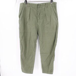 Citizens of humanity pants women's 32 38x23 army surplus Harrison Laurel pleated